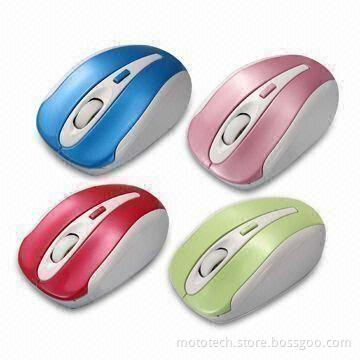 2.4GHz Wireless Optical Mice with Optional Colors, Easy to Switch 1000/1500dpi
